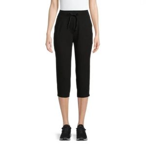 Athletic Works Black Core Knit Capri NWT Women's Pants